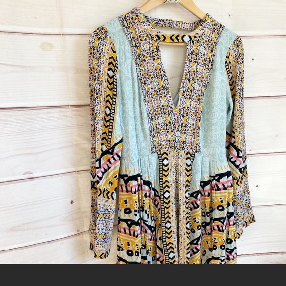 Free People Teagan Border Mini Dress - Picture 3 of 5